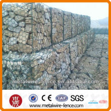 2016 feuerverzinkt / pvc hochfestes gewebtes gabion körbe / gabion box